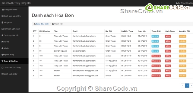 code php thuần,php vs mysql,website bán giày php,website bán giày