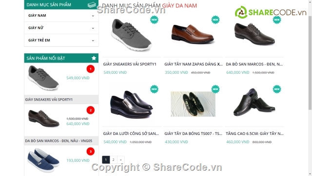 web shop giầy dép,web shop thời trang,shop bán giày,web bán hàng giầy dép