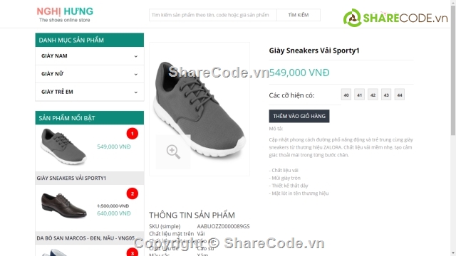 web shop giầy dép,web shop thời trang,shop bán giày,web bán hàng giầy dép