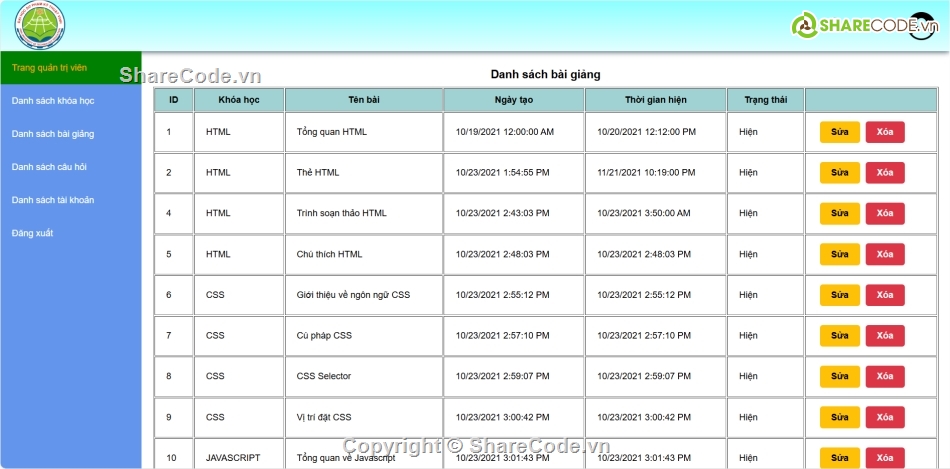 Code web,Source code web,Code đồ án,Code phần mềm quản lý,học tập,CNTT