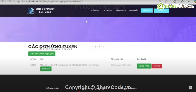 MVC,tuyển dụng,đẹp,net core 8