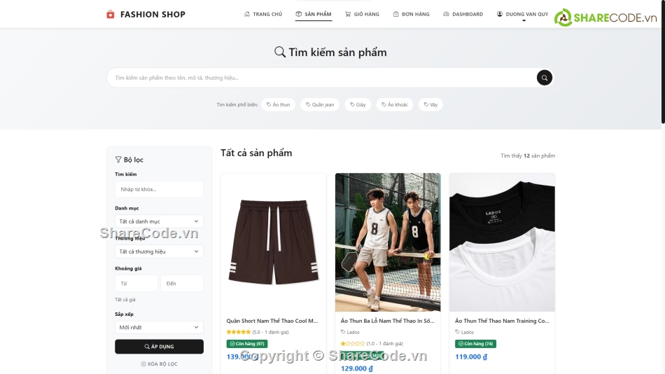 Code web,Source code web,Sharecode,Code đồ án,Share code,Web bán hàng