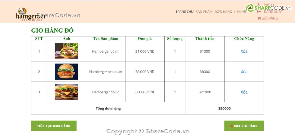 Đồ án,Đồ án web PHP,Đồ án web bán hàng,web đặt hàng,đầy đủ chức năng,website bán hàng php mysql