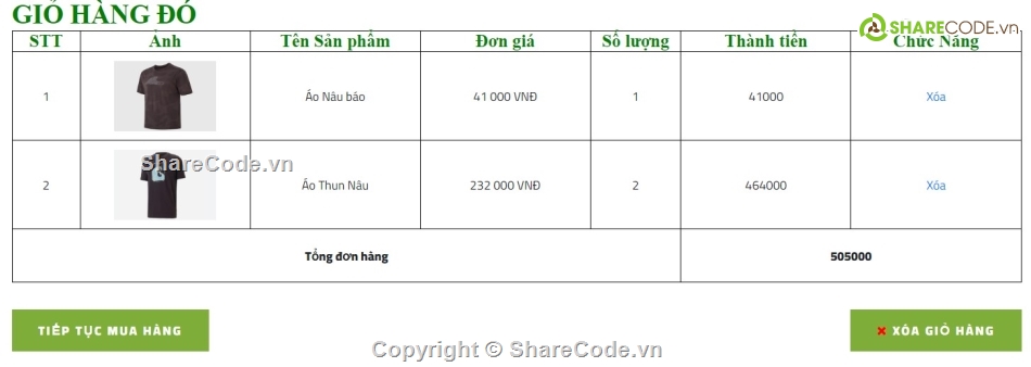 Đồ án,Đồ án web PHP,web bán quần áo,web đặt hàng,website bán hàng php mysql,website bán hàng php