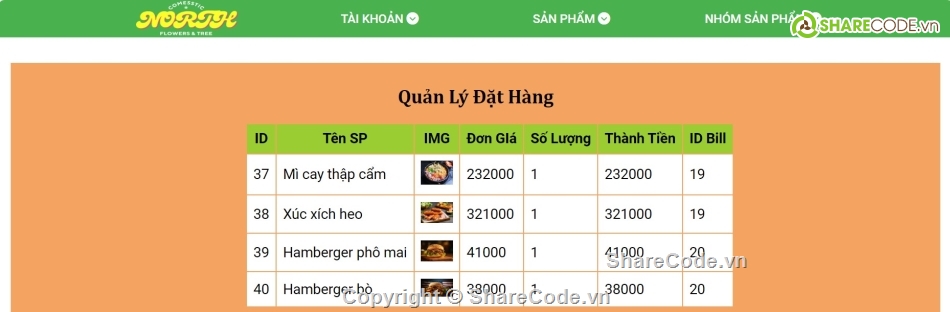 Đồ án web PHP,web đặt hàng,php mysql,web bán hàng php mysql,code website bán  hàng,php và mysql