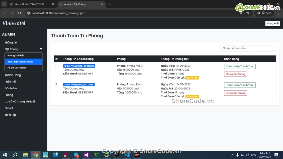 Đồ án web quản lý đặt phòng khách sạn,web đặt phòng khách sạn php đặt phòng khách sạn,Đồ án website đặt phòng khách sạn,đặt phòng khách sạn