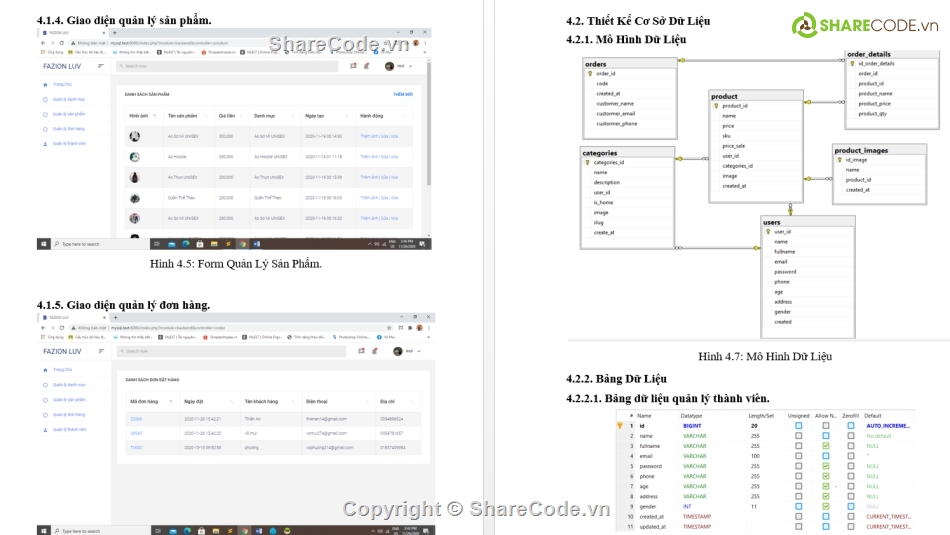 Code PHP,Website bán quần áo,web bán quần áo,web shop thời trang