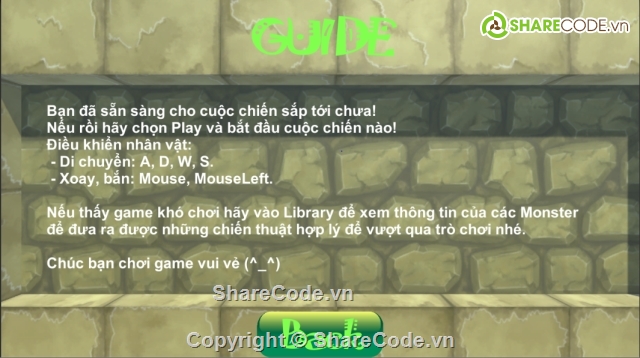 Fighting with monsters,game đại chiến,Monster trên Unity,source code game giết quái,giết quái vật,Monster War