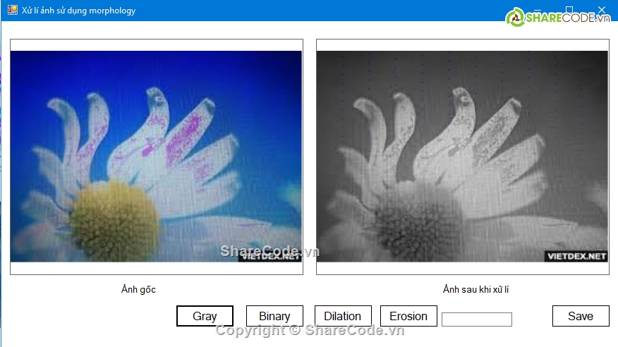 xử lý ảnh,đồ án xử lý ảnh,morphology,làm nét ảnh,source code thuật toán xử lý ảnh,Đồ án xử lý ảnh C#