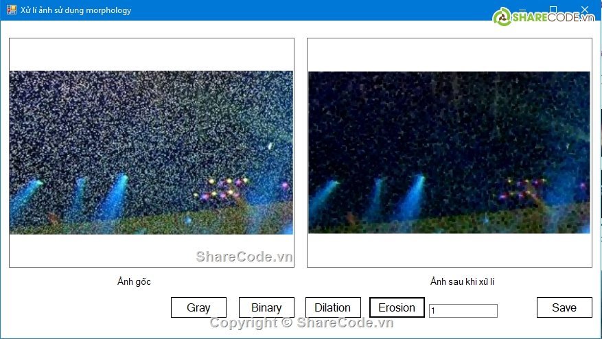 xử lý ảnh,đồ án xử lý ảnh,morphology,làm nét ảnh,source code thuật toán xử lý ảnh,Đồ án xử lý ảnh C#