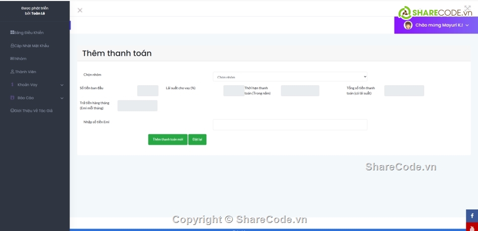 quản lý,quản lý hệ thống,khoản vay