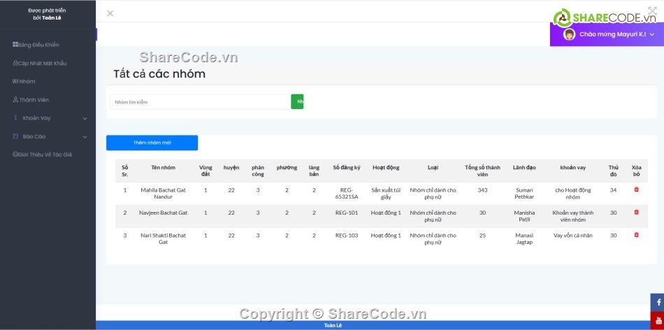 quản lý,quản lý hệ thống,khoản vay