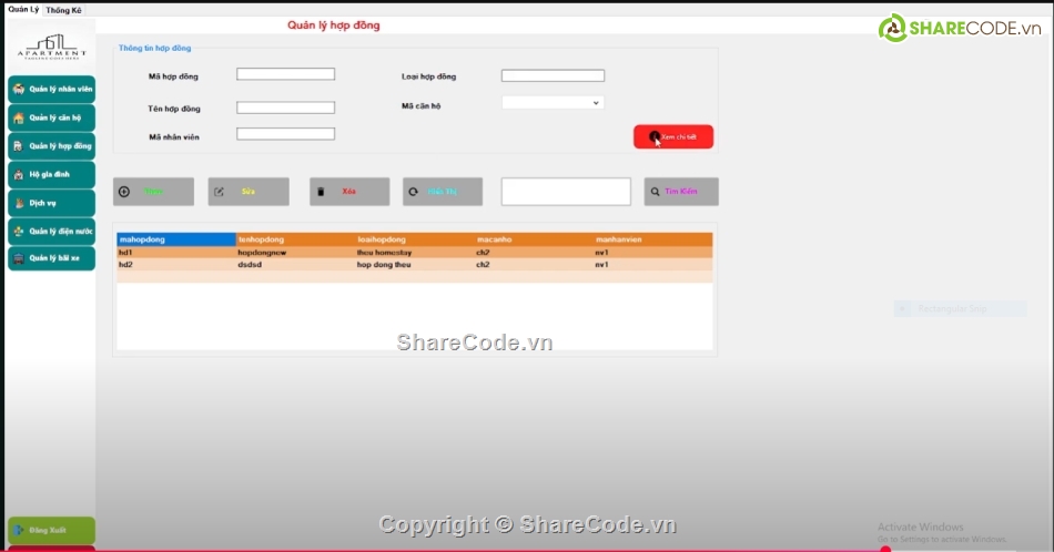 quản lý,chung cư,quản lý chung cư,quản lý chung cư C#,Code phần mềm quản lý