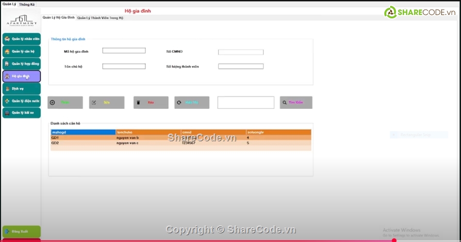 quản lý,chung cư,quản lý chung cư,quản lý chung cư C#,Code phần mềm quản lý