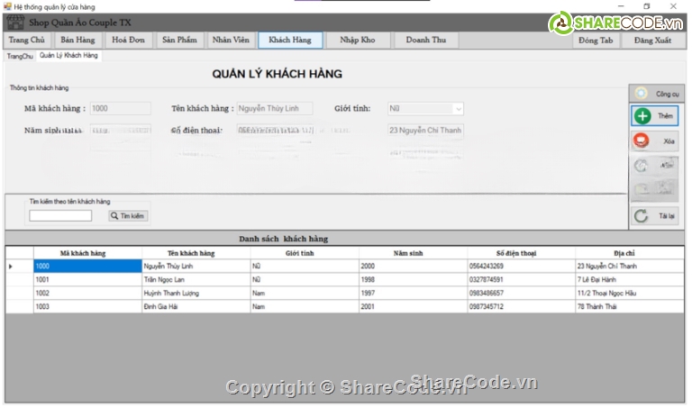 C#,full báo cáo,quản lý quần áo,quản lý shop quần áo