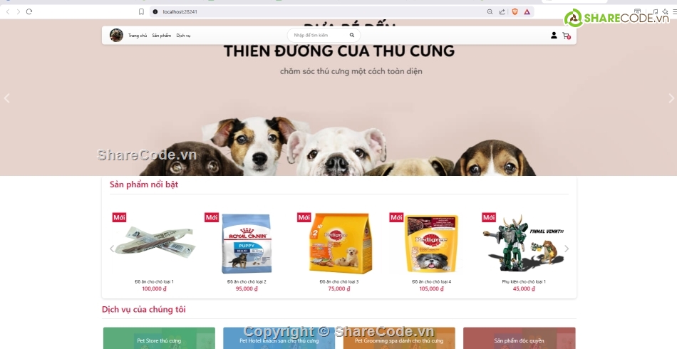petshop,c#,giao diện đẹp