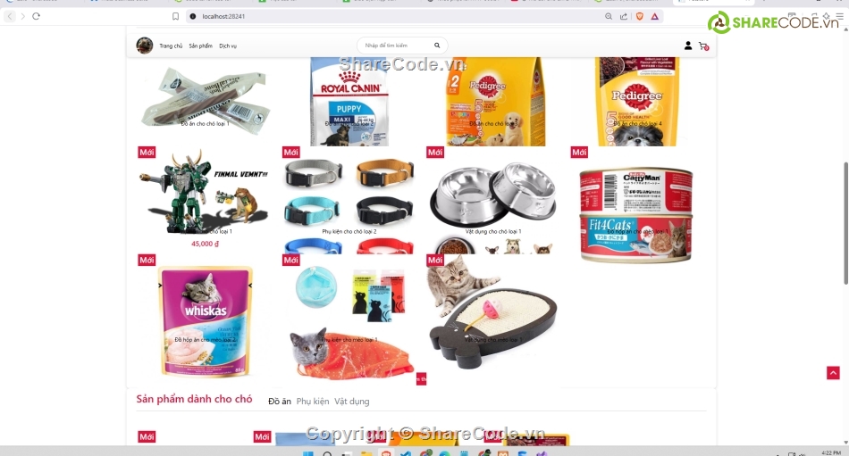 petshop,c#,giao diện đẹp