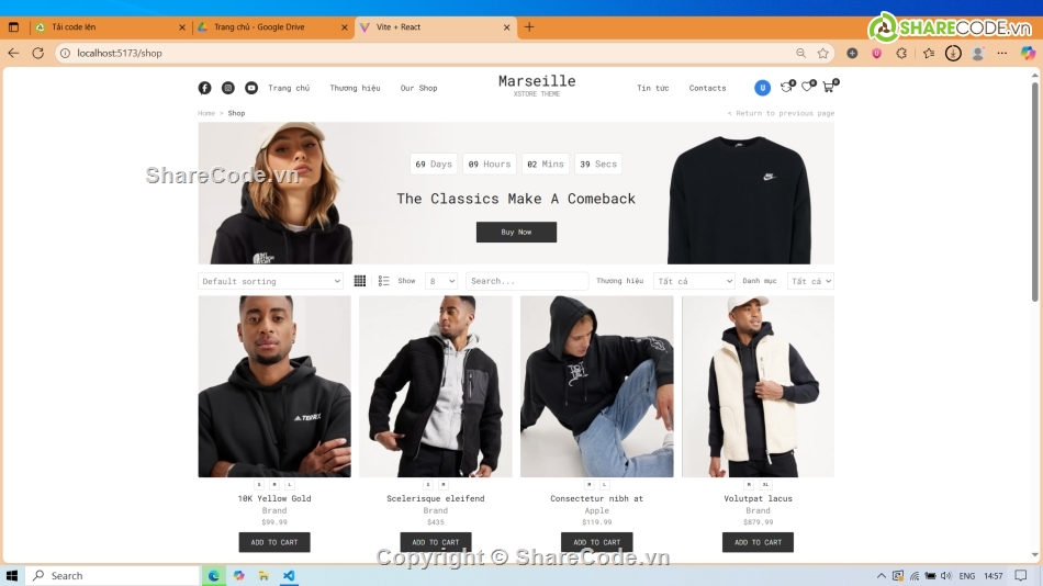 App,API,Stack,e commerce,Code đồ án