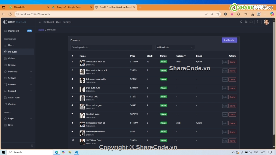 App,API,Stack,e commerce,Code đồ án