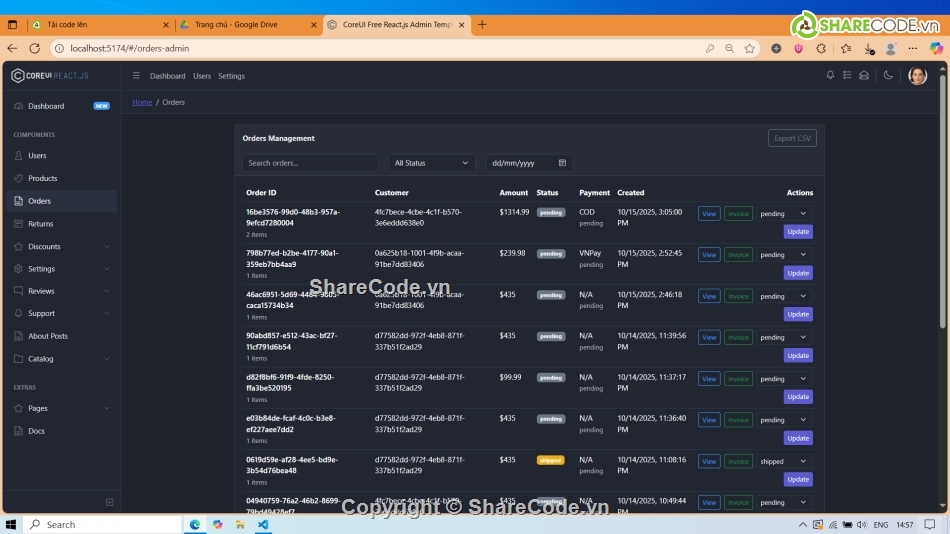 App,API,Stack,e commerce,Code đồ án