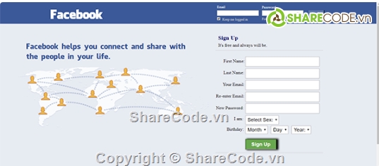 Fb,giao diện đẹp,code facebook