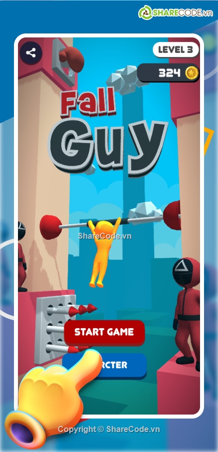 unity Fall Guy,game Fall Guy,source code unity,code game Fall Guy