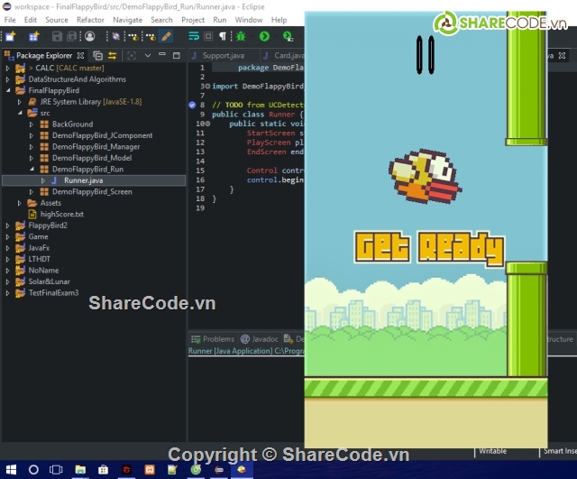 game flappy bird,mvc,oop