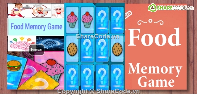 game trí nhớ,Game cờ,Luyện trí nhớ,code de hieu           va de hiểu nhất,Game,Memory