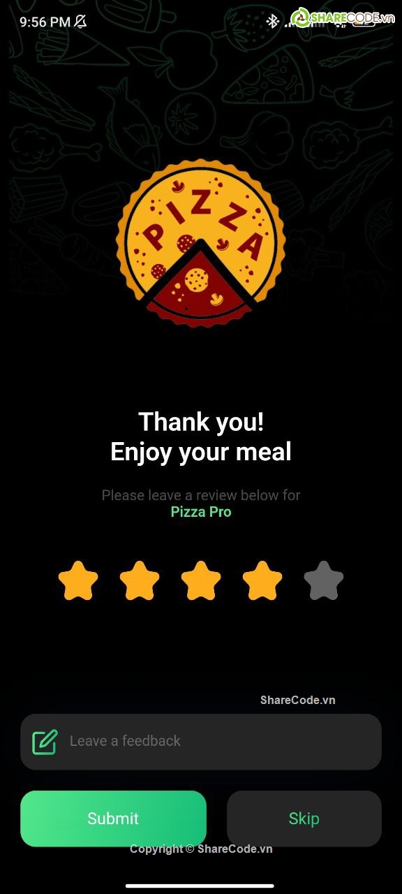 Food,flutter,giao diện