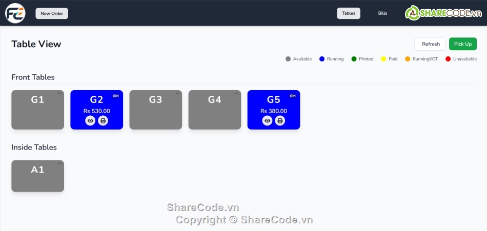 quản lý,nhà hàng,Hệ thống quản lý