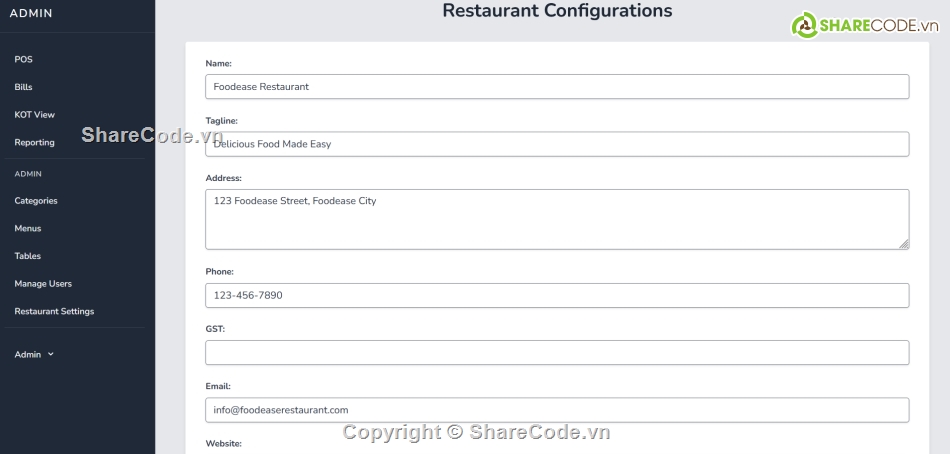 quản lý,nhà hàng,Hệ thống quản lý