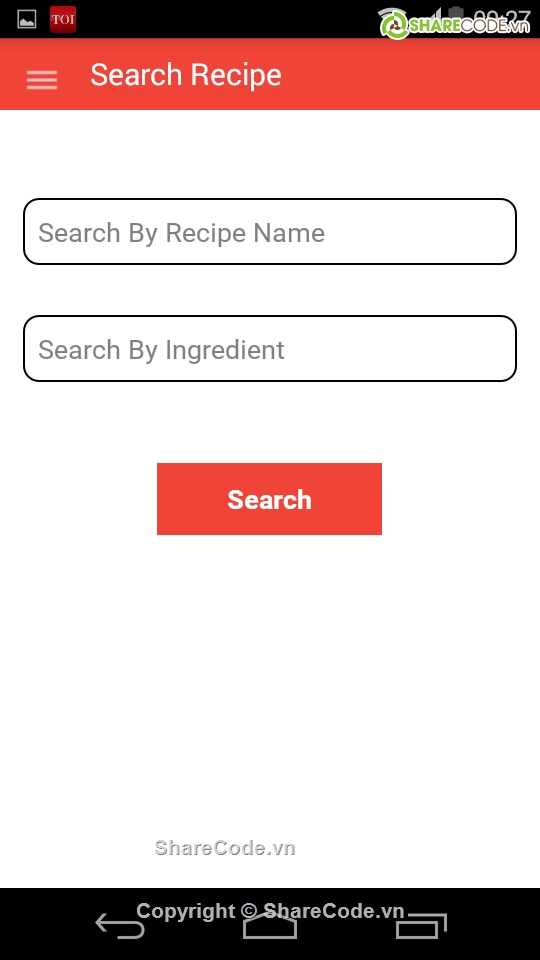 Recipes,App,Android,Fortin Recipes App,PHP Admin Panel