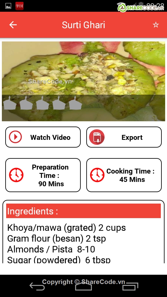 Recipes,App,Android,Fortin Recipes App,PHP Admin Panel