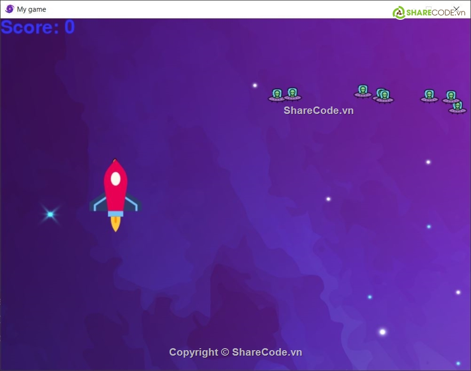 Source Space Invader game,Code game Python,Pygame game Space Invader,Pycharm game Space Invader,Code game Space Invader