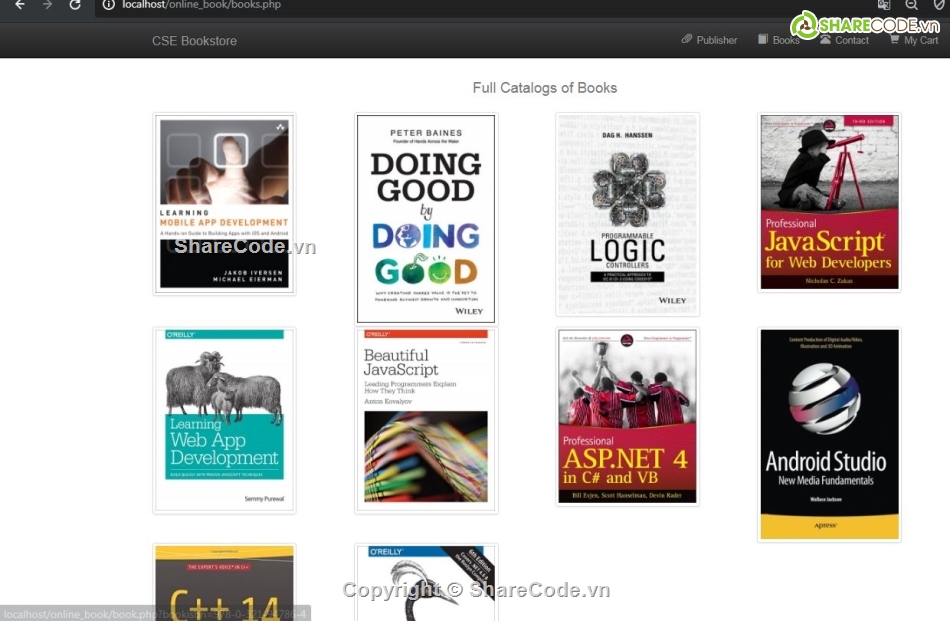 web bán sách,full code bán sách php,Code web bán sách,chức năng bán hàng