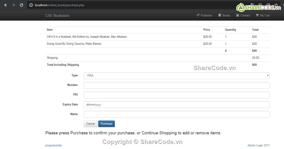 web bán sách,full code bán sách php,Code web bán sách,chức năng bán hàng
