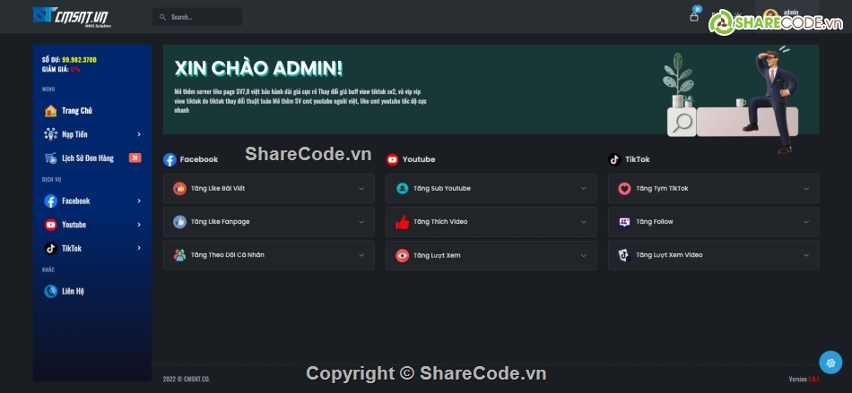 Code FaceBook,Code Order Dịch Vụ,Code Order Dịch Vụ FaceBook