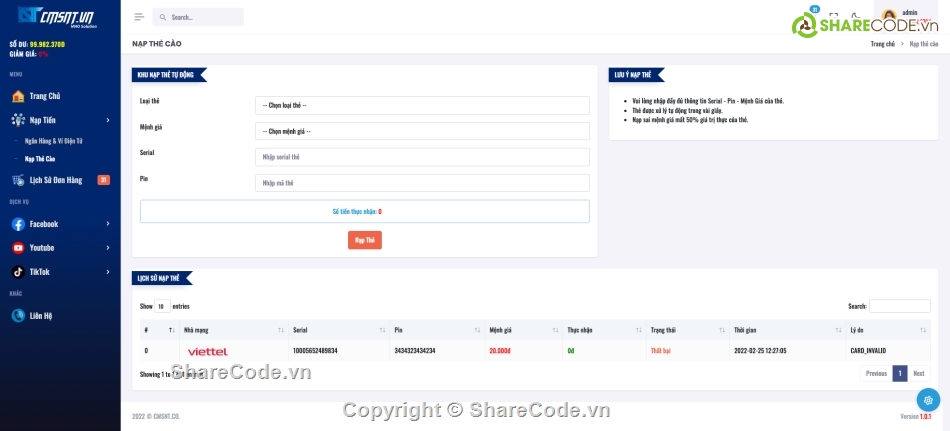 Code FaceBook,Code Order Dịch Vụ,Code Order Dịch Vụ FaceBook