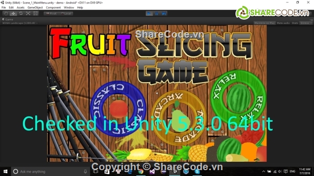 fruit ninja unity,source code unity,unity endless runner,unity endless jumper,unity ninja game,Fruit Slicing