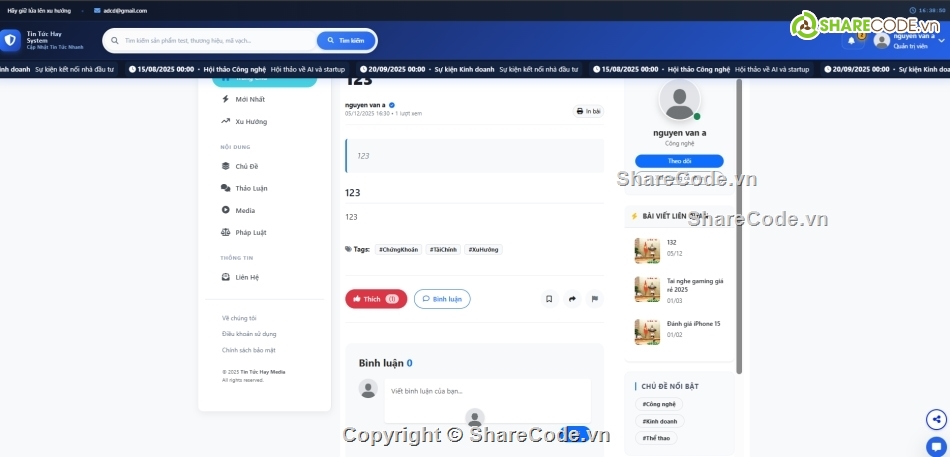 source code,PHP,website tin tức,MySql,Code full