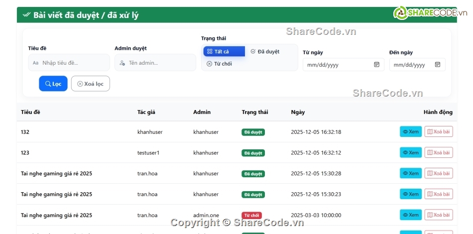 source code,PHP,website tin tức,MySql,Code full