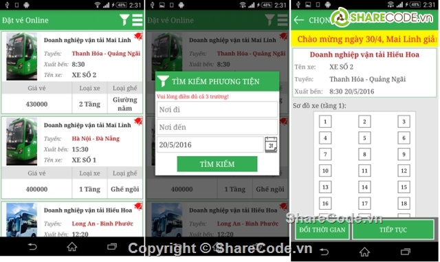 quản lý xe khách,vé xe online,quản lý xe bus,quản lý vé xe,code quản lý vé tàu