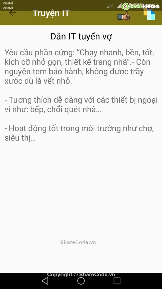 Truyện cười 2018 full code,code android Truyện cười,code truyện cười