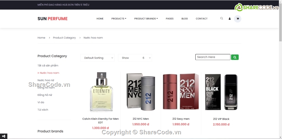 Web bán nước hoa MVC,website bán nước hoa,source website nước hoa,web bán hàng asp.net mvc,Code webside bán nước hoa