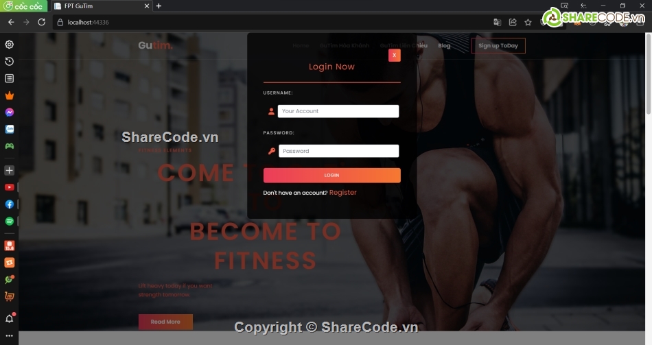 website phòng gym,code web gym asp.net,code web phòng tập gym