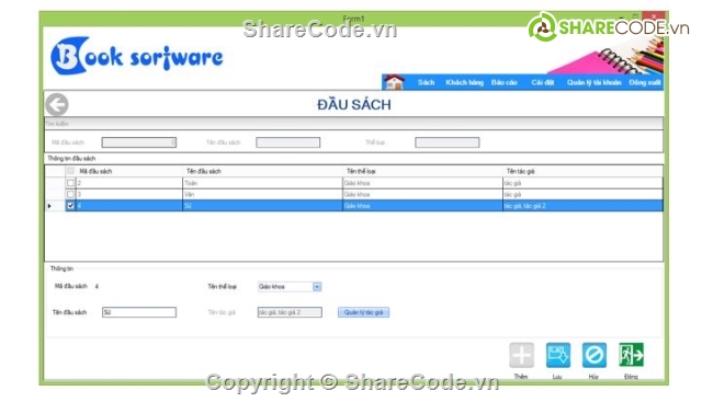 phần mềm quản lý,Phần mền quản lý,quản lý nhà sách,quản lý nhà sách C#