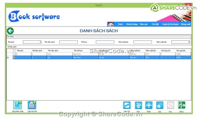 phần mềm quản lý,Phần mền quản lý,quản lý nhà sách,quản lý nhà sách C#