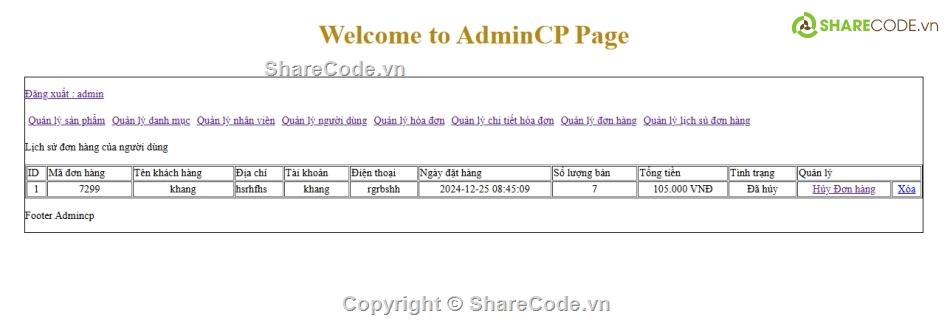 Web bán hàng,Code PHP,Code phần mềm quản lý,Share code,Code đồ án,Sharecode