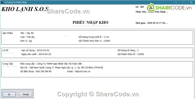 full code quản lý kho,java,quản lý kho lạnh