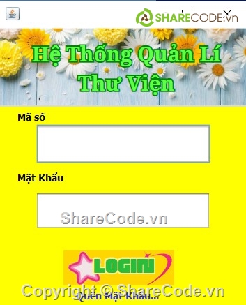 Java swing,hệ thống quản lí thư viện,java,quản lí thư viện java swing,đồ án,bài tập lớn